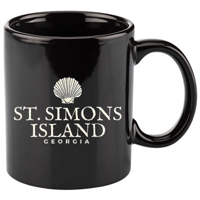 St. Simons Island  Georgia Ocean Island Beach 11oz C Handle Ceramic Mug