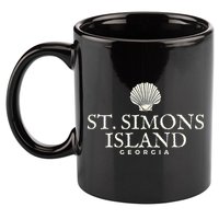 St. Simons Island  Georgia Ocean Island Beach 11oz C Handle Ceramic Mug