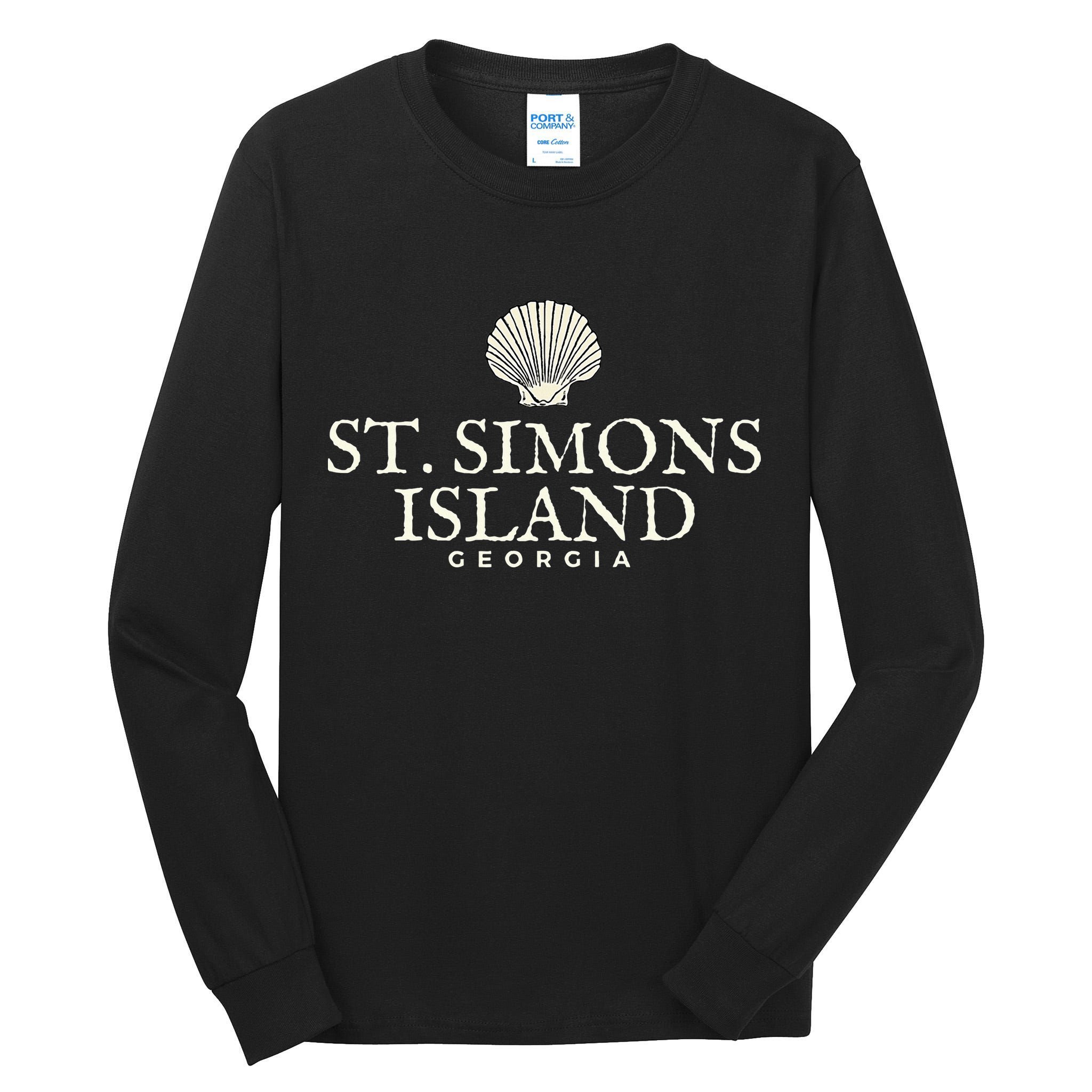 St. Simons Island  Georgia Ocean Island Beach Tall Long Sleeve T-Shirt