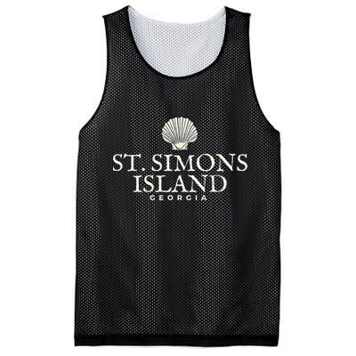 St. Simons Island  Georgia Ocean Island Beach Mesh Reversible Basketball Jersey Tank