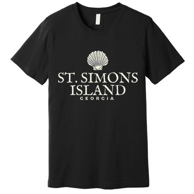 St. Simons Island  Georgia Ocean Island Beach Premium T-Shirt