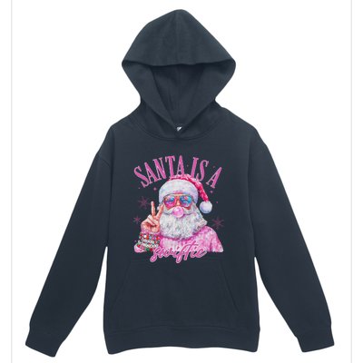 Sunglasses Santa Is A Swifty Santa Christmas Urban Pullover Hoodie