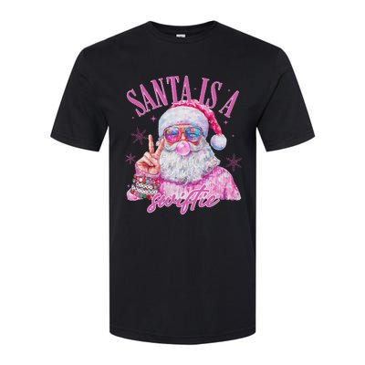 Sunglasses Santa Is A Swifty Santa Christmas Softstyle CVC T-Shirt