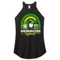 Shenanigans Squad Irish Gnomes Leopard Patrick's Day Women’s Perfect Tri Rocker Tank