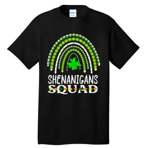 Shenanigans Squad Irish Gnomes Rainbow St. Patrick's Day Tall T-Shirt