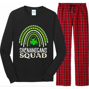 Shenanigans Squad Irish Gnomes Rainbow St. Patrick's Day Long Sleeve Pajama Set