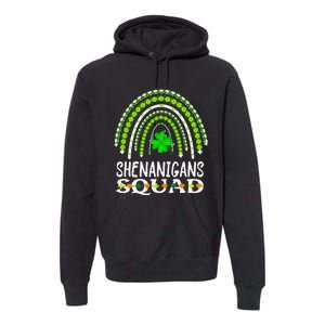 Shenanigans Squad Irish Gnomes Rainbow St. Patrick's Day Premium Hoodie