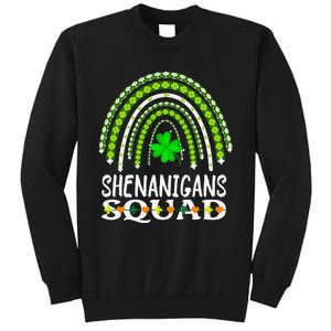 Shenanigans Squad Irish Gnomes Rainbow St. Patrick's Day Tall Sweatshirt