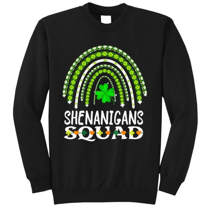 Shenanigans Squad Irish Gnomes Rainbow St. Patrick's Day Tall Sweatshirt