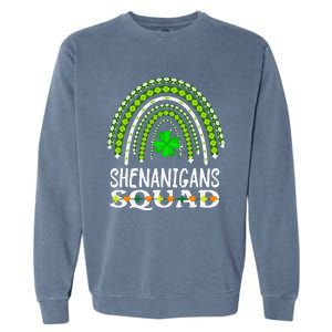 Shenanigans Squad Irish Gnomes Rainbow St. Patrick's Day Garment-Dyed Sweatshirt