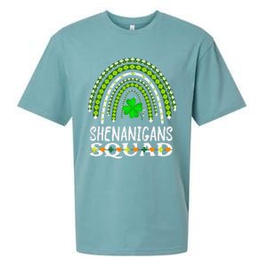 Shenanigans Squad Irish Gnomes Rainbow St. Patrick's Day Sueded Cloud Jersey T-Shirt