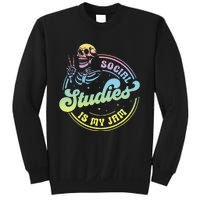 Social Studies Is My Jam Skeleton History Teacher Costume Sweatshirt