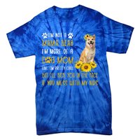 Sunflower Shiba Inu Mom Mothers Day Dog Mom Gift Tie-Dye T-Shirt