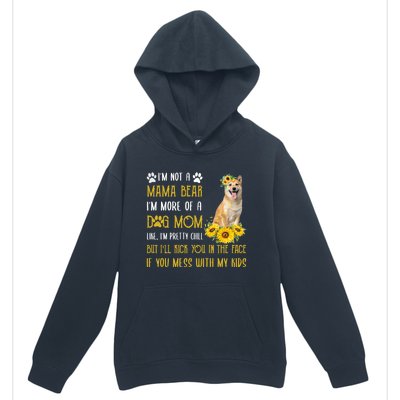 Sunflower Shiba Inu Mom Mothers Day Dog Mom Gift Urban Pullover Hoodie