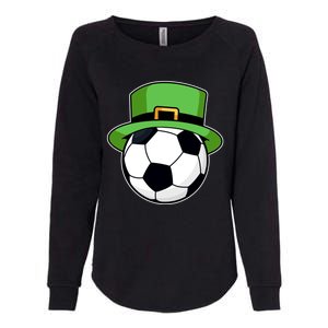 Soccer Sport Irish Shamrock Funny St Patricks Day Meaningful Gift Womens California Wash Sweatshirt