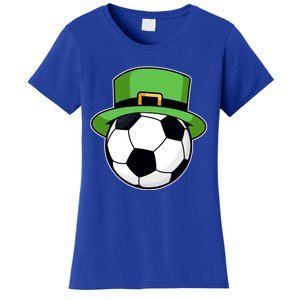 Soccer Sport Irish Shamrock Funny St Patricks Day Meaningful Gift Women's T-Shirt