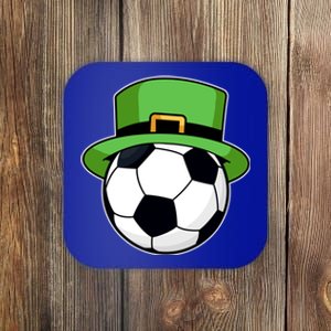 Soccer Sport Irish Shamrock Funny St Patricks Day Meaningful Gift Coaster