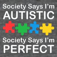 Society Says Im Autistic God Says Im Perfect Backpack