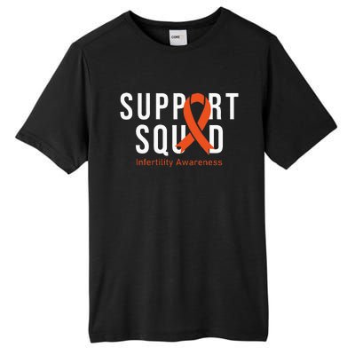 Support Squad Infertility Awareness Orange Ribbon Month Tall Fusion ChromaSoft Performance T-Shirt