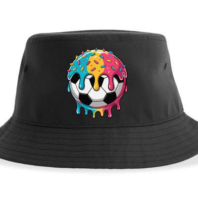 Soccer Shirts Ice Cream Soccer  Gift Sustainable Bucket Hat