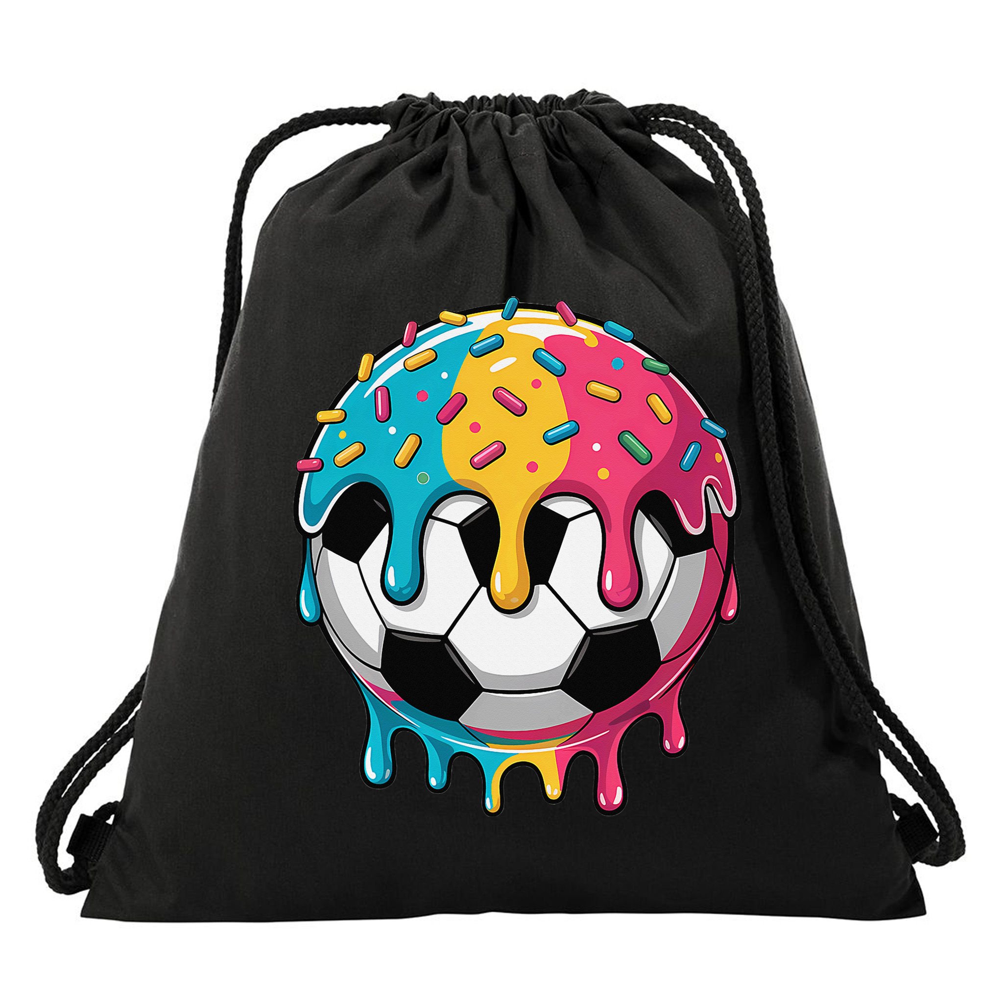 Soccer Shirts Ice Cream Soccer  Gift Drawstring Bag