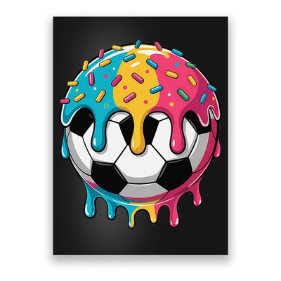 Soccer Shirts Ice Cream Soccer  Gift Poster