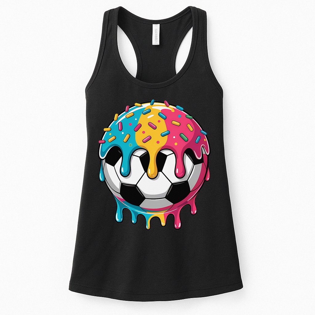 Soccer Shirts Ice Cream Soccer  Gift Womens Tank Top
