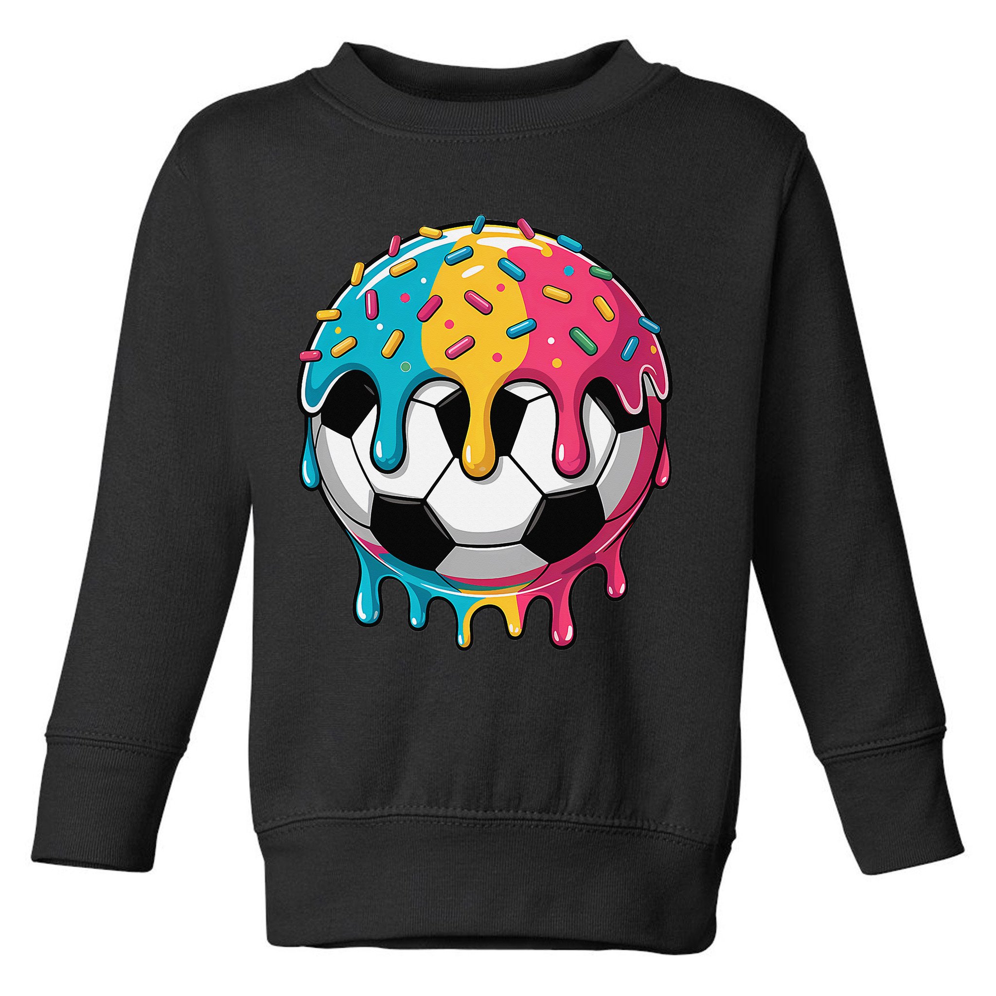 Soccer Shirts Ice Cream Soccer  Gift Toddler Sweatshirt