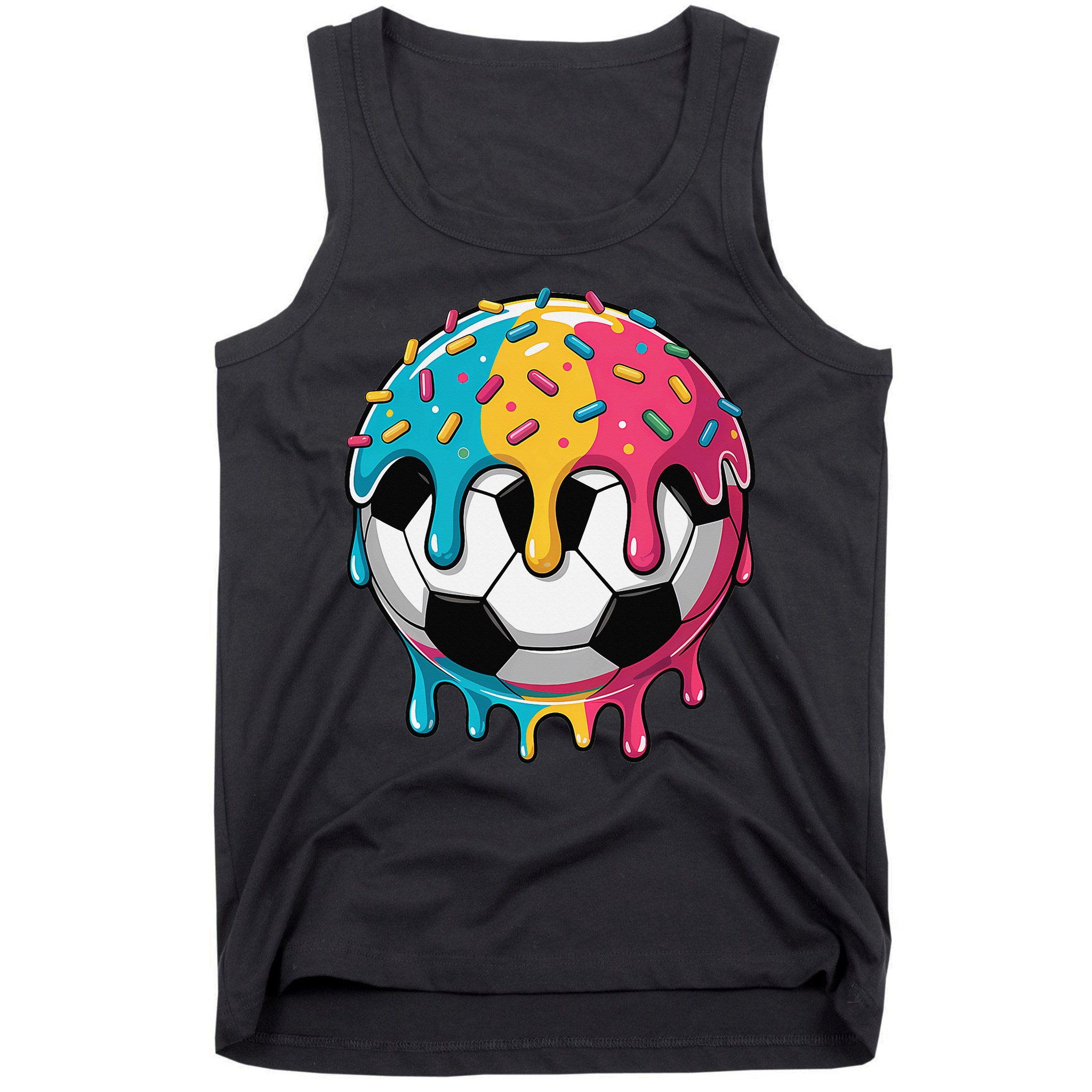 Soccer Shirts Ice Cream Soccer  Gift Tank Top
