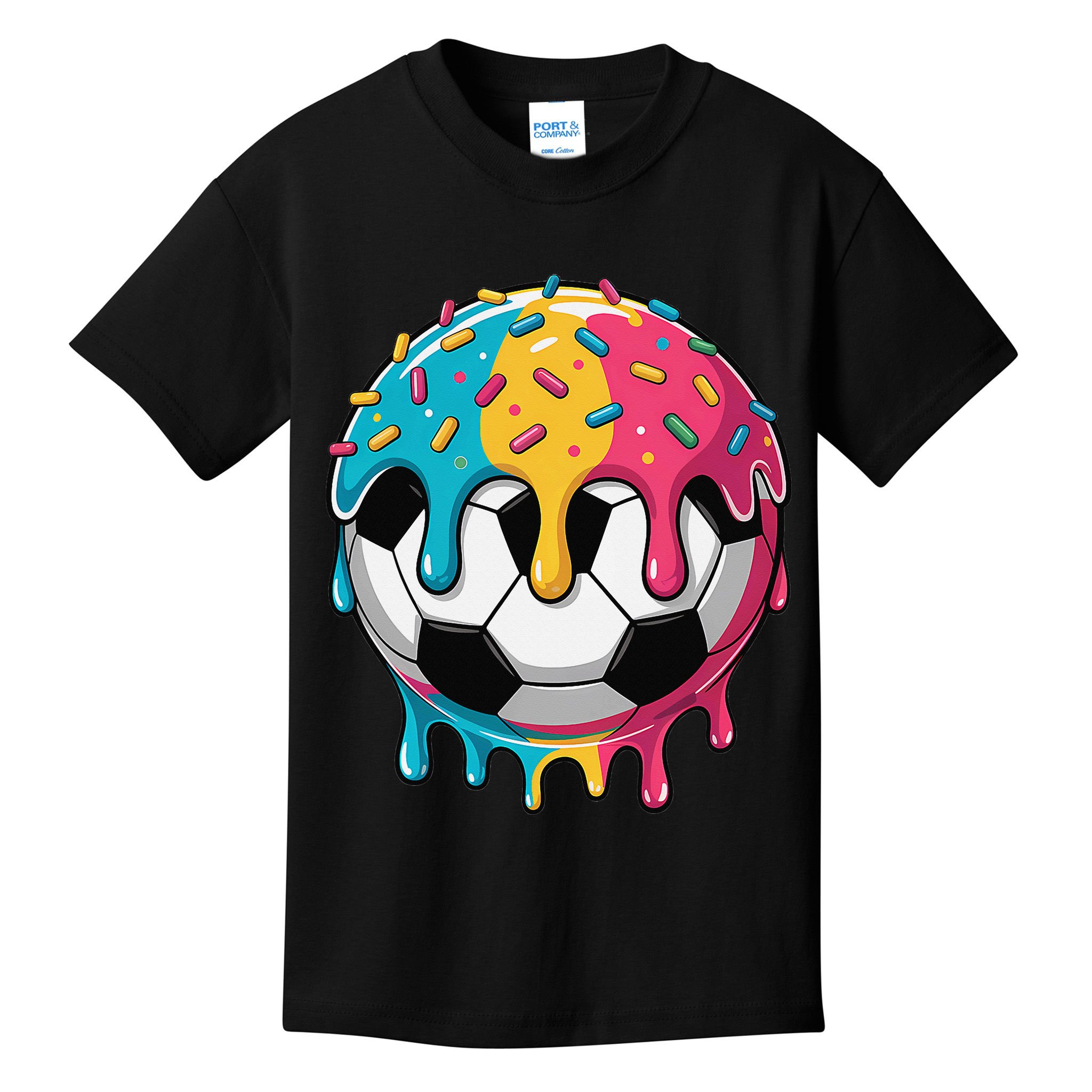Soccer Shirts Ice Cream Soccer  Gift Kids T-Shirt