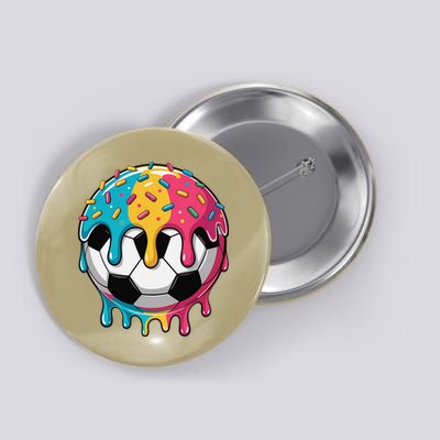 Soccer Shirts Ice Cream Soccer  Gift Button