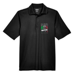 San Severo Italy Flag Italia Gps Coordinates Of San Severo Men's Origin Performance Pique Polo