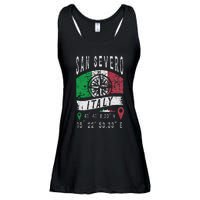 San Severo Italy Flag Italia Gps Coordinates Of San Severo Ladies Essential Flowy Tank