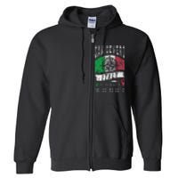 San Severo Italy Flag Italia Gps Coordinates Of San Severo Full Zip Hoodie