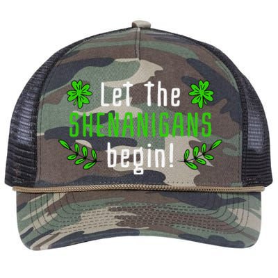 Shenanigans Saint Irish Pats St. Patrick's Day Costume Retro Rope Trucker Hat Cap