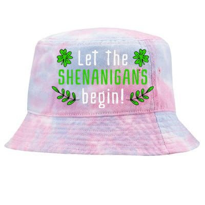 Shenanigans Saint Irish Pats St. Patrick's Day Costume Tie-Dyed Bucket Hat