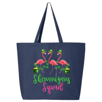 Shenanigan Squad Irish Flamingo Leprechaun St Patrick's Day 25L Jumbo Tote