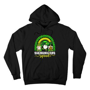 Shenanigans Squad Irish Gnomes Rainbow St Patrick's Day Hoodie