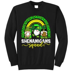 Shenanigans Squad Irish Gnomes Rainbow St Patrick's Day Sweatshirt