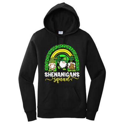 Shenanigans Squad Irish Gnomes Rainbow St Patrick's Day Women's Pullover Hoodie