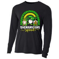 Shenanigans Squad Irish Gnomes Rainbow St Patrick's Day Cooling Performance Long Sleeve Crew