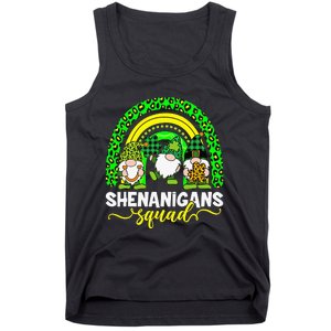 Shenanigans Squad Irish Gnomes Rainbow St Patrick's Day Tank Top