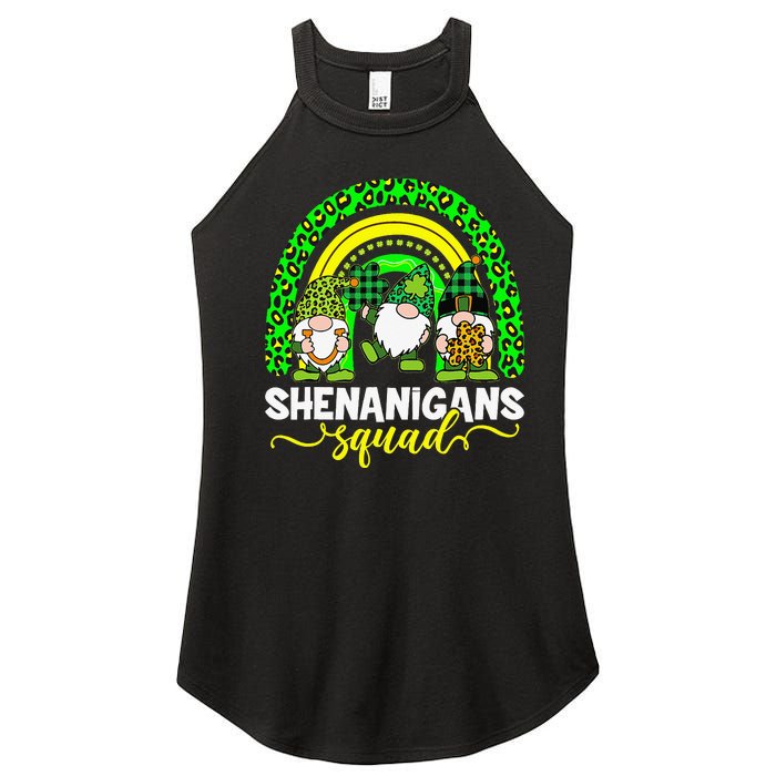 Shenanigans Squad Irish Gnomes Rainbow St Patrick's Day Women’s Perfect Tri Rocker Tank