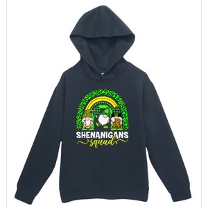 Shenanigans Squad Irish Gnomes Rainbow St Patrick's Day Urban Pullover Hoodie