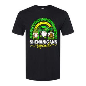 Shenanigans Squad Irish Gnomes Rainbow St Patrick's Day Softstyle CVC T-Shirt