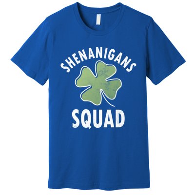 Shenanigans Squad Irish Gift Funny Saint Patricks Day Funny Gift Premium T-Shirt