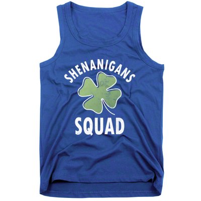 Shenanigans Squad Irish Gift Funny Saint Patricks Day Funny Gift Tank Top