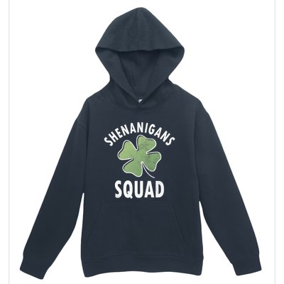 Shenanigans Squad Irish Gift Funny Saint Patricks Day Funny Gift Urban Pullover Hoodie