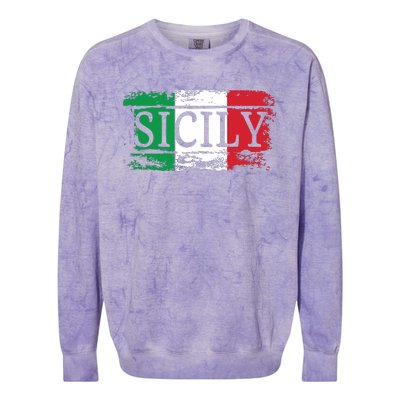 Sicily Colorblast Crewneck Sweatshirt