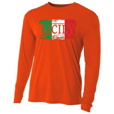 Sicily Cooling Performance Long Sleeve Crew